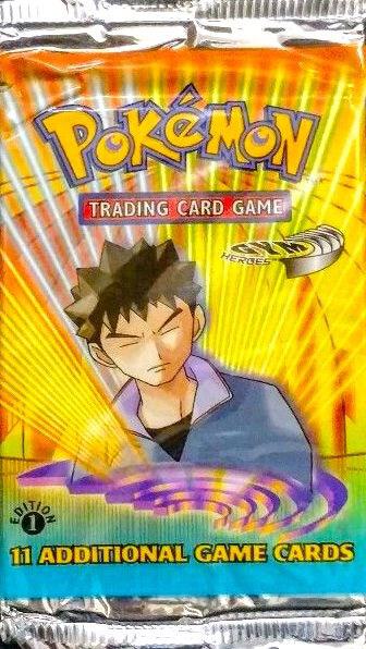 Pokemon First Edition - Gym Heroes Booster Pack