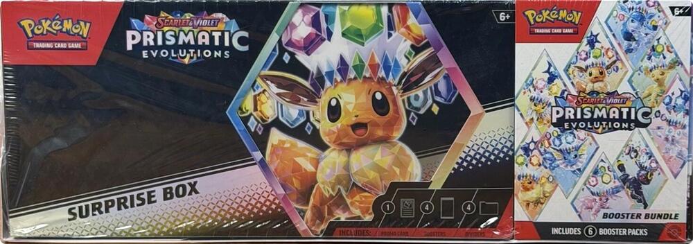 Scarlet & Violet - Prismatic Evolution Surprise Box/Booster Bundle - SAM's Club