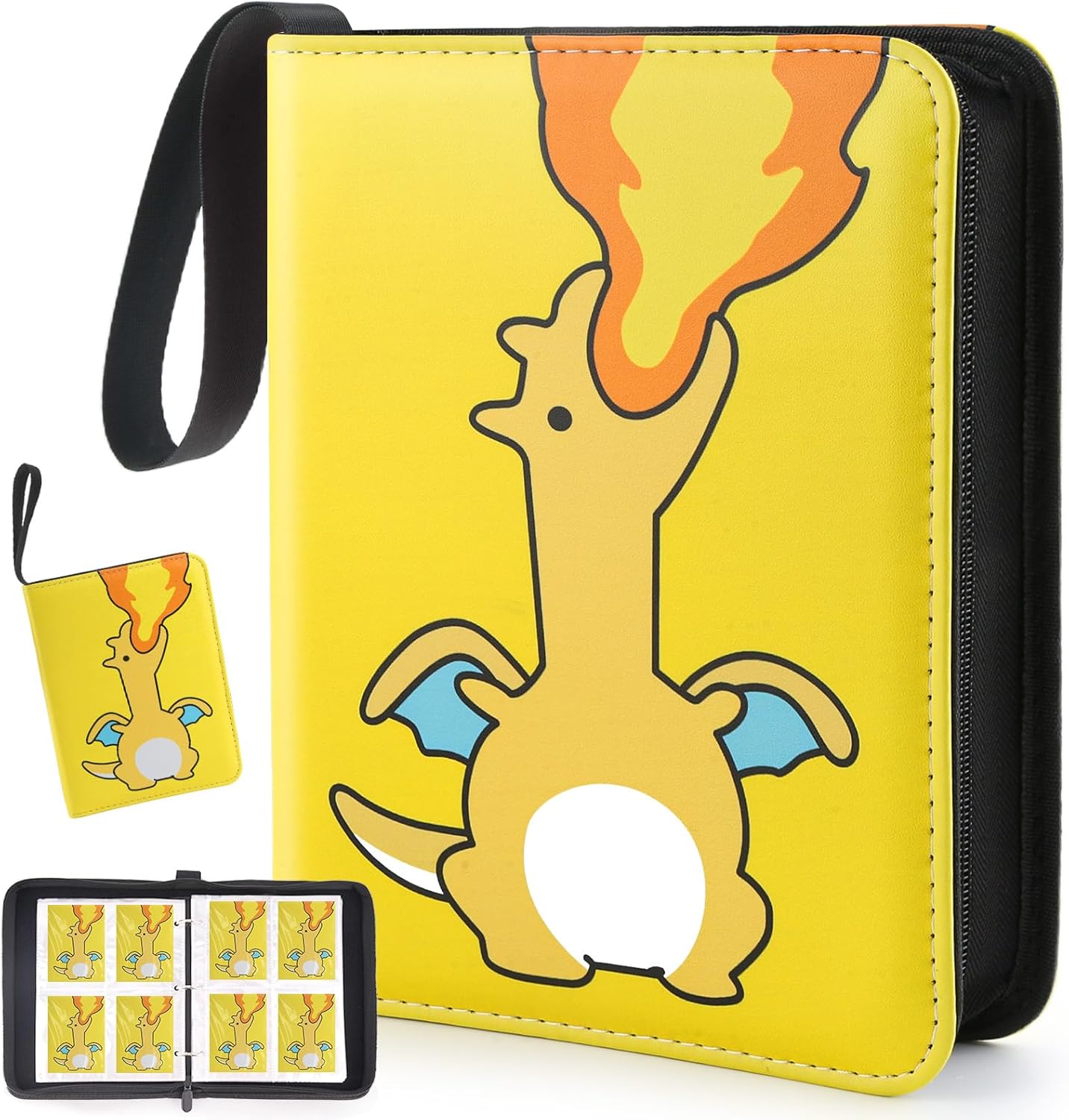 400 card holders with 50 removable sleeves, 4 pocket card binder