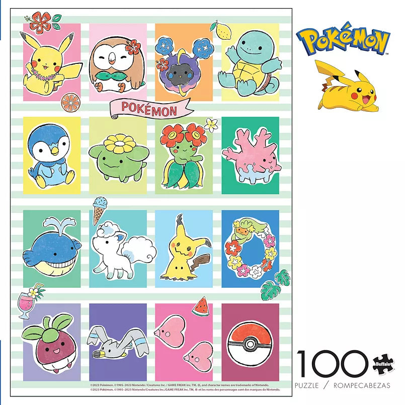 Pokemon Large Piece 100 puzzle