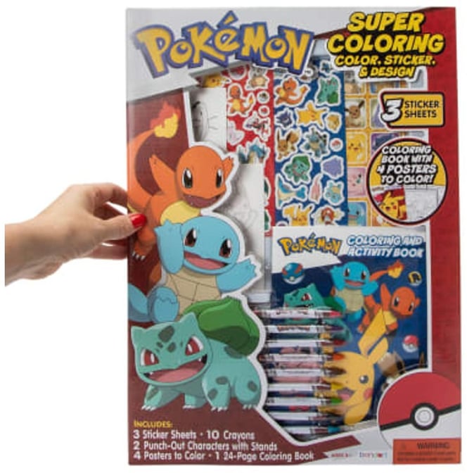 Super Coloring Activity Book Pokemon