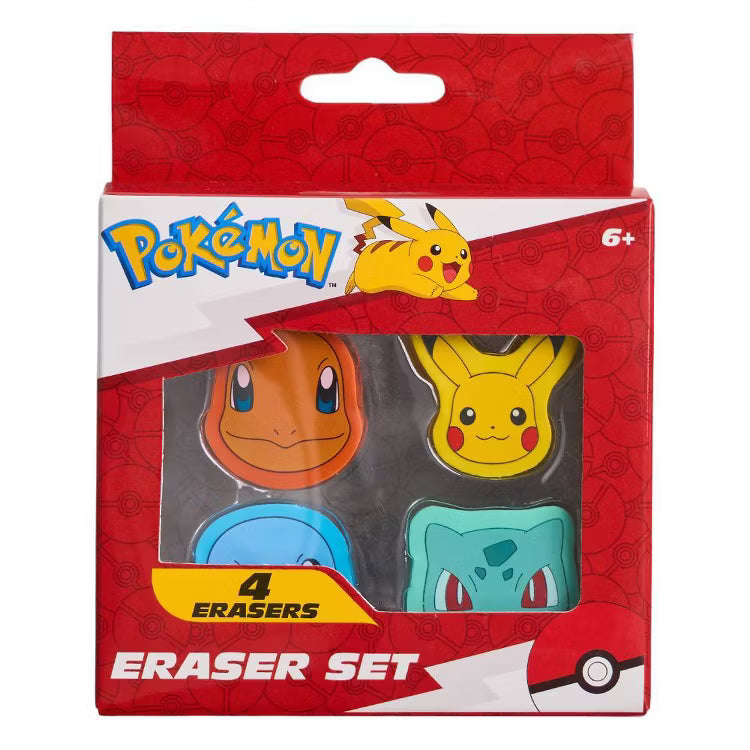 Pokemon Eraser Set