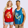Pokemon Adult Trainer Jersey (reversible) Gyrados/Magicarp size large