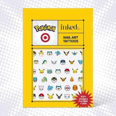 INKED by Dani Pokémon x Target Nail Art Tattoos